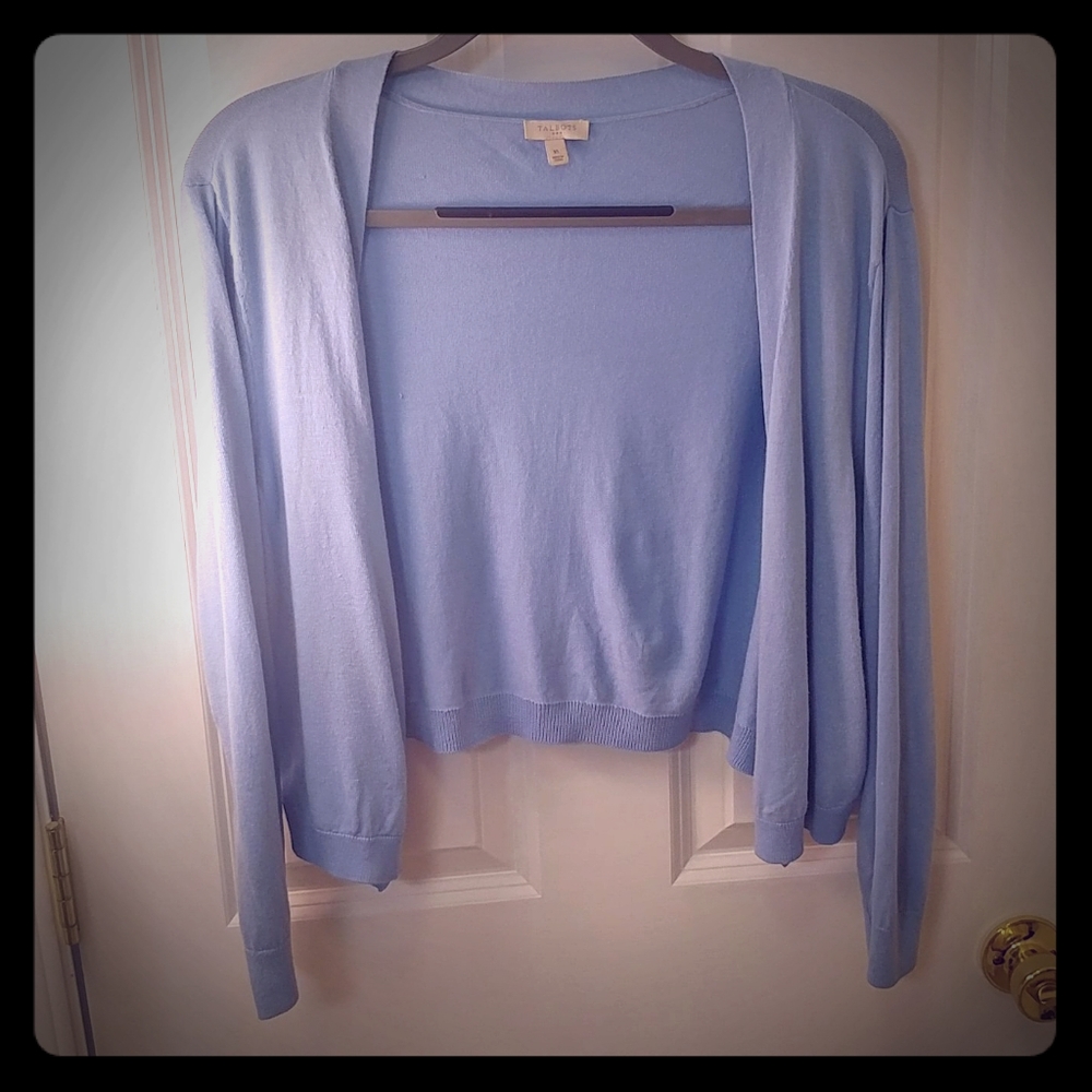 Talbots Cropped Long-Sleeve Cardigan